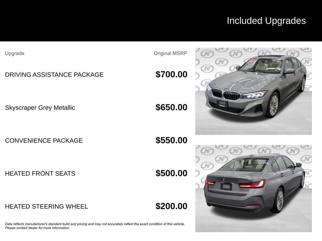Used 2023 BMW 330i xDrive Sedan w/ Driving Assistance Package AWD/4WD image 3