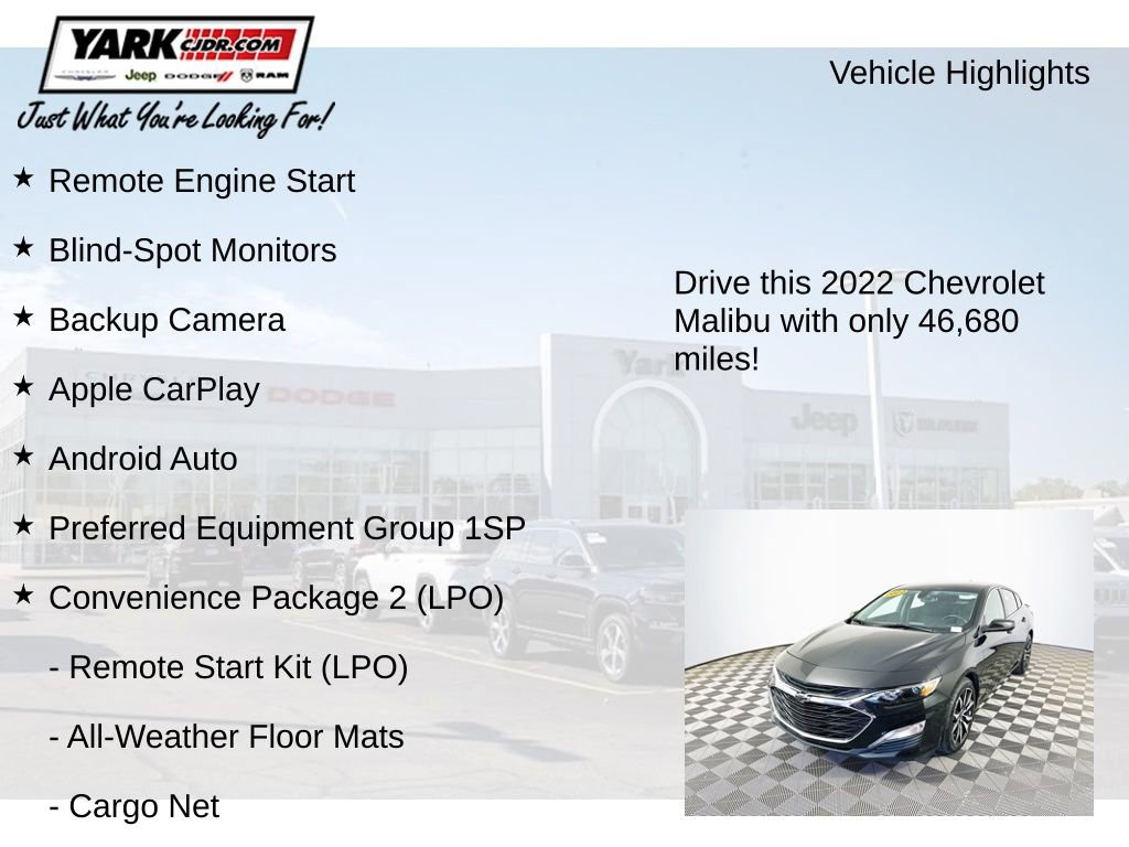 Used 2022 Chevrolet Malibu RS FWD image 7