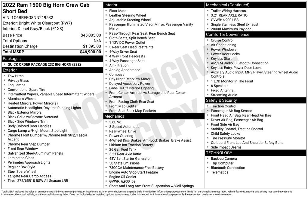 Used 2022 RAM 1500 Big Horn image 31