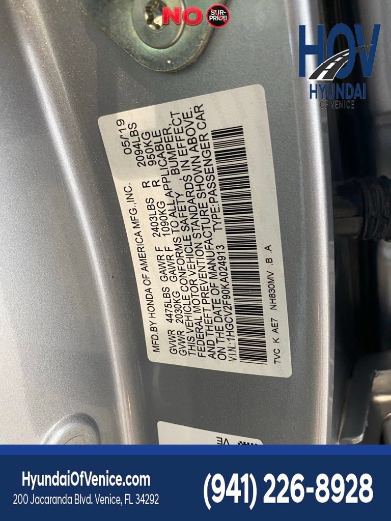 Used 2019 Honda Accord Touring image 42