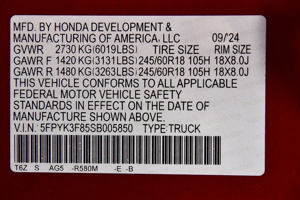 Used 2025 Honda Ridgeline Black Edition image 14