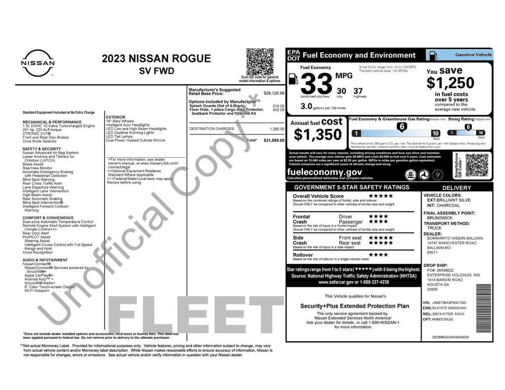 Used 2023 Nissan Rogue SV image 15