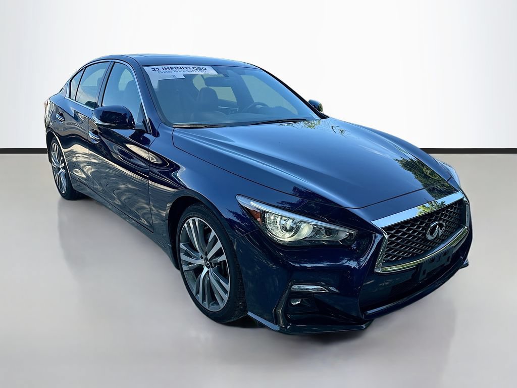 Used 2021 INFINITI Q50 Sensory w/ Cargo Package AWD/4WD image 3