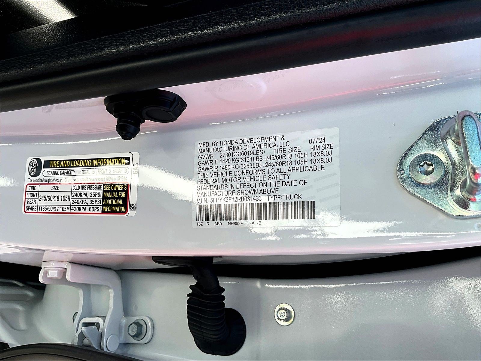 Used 2024 Honda Ridgeline Sport image 20