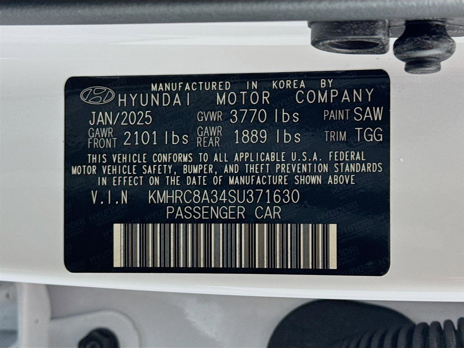 Certified 2025 Hyundai Venue SEL image 30