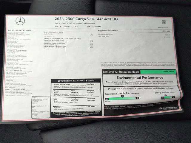 New 2026 Mercedes-Benz Sprinter 2500 image 18