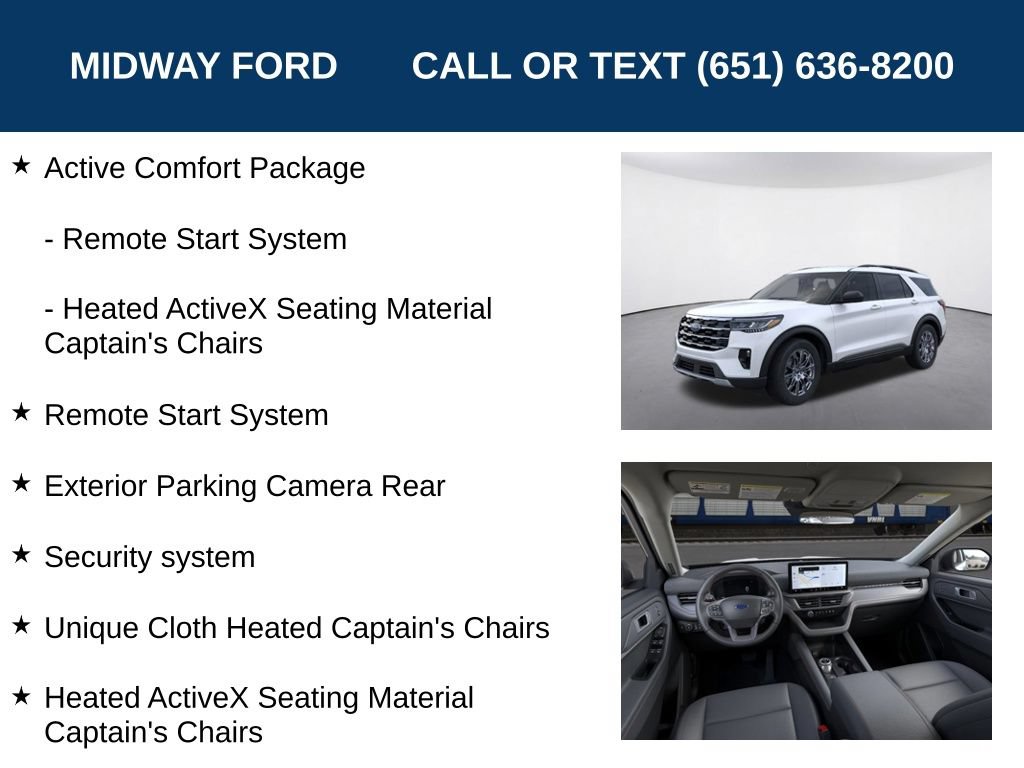 Used 2026 Ford Explorer Active w/ Active Comfort Package AWD/4WD image 13