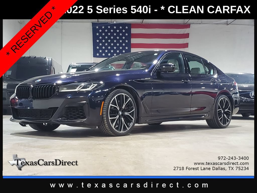 Used 2022 BMW 540i w/ M Sport Package