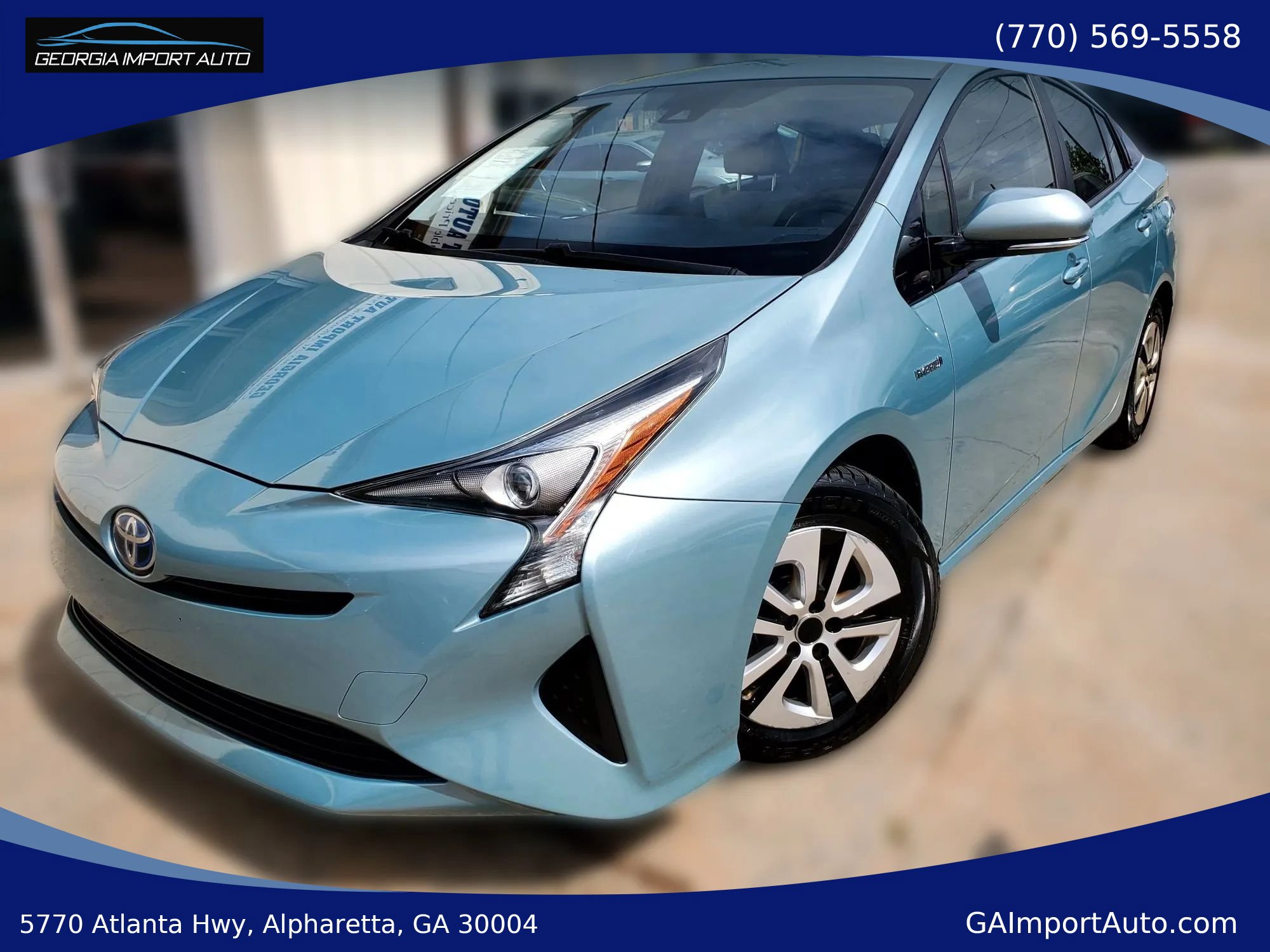 Used 2017 Toyota Prius Three w/ Carpet Mat Package FWD image 1