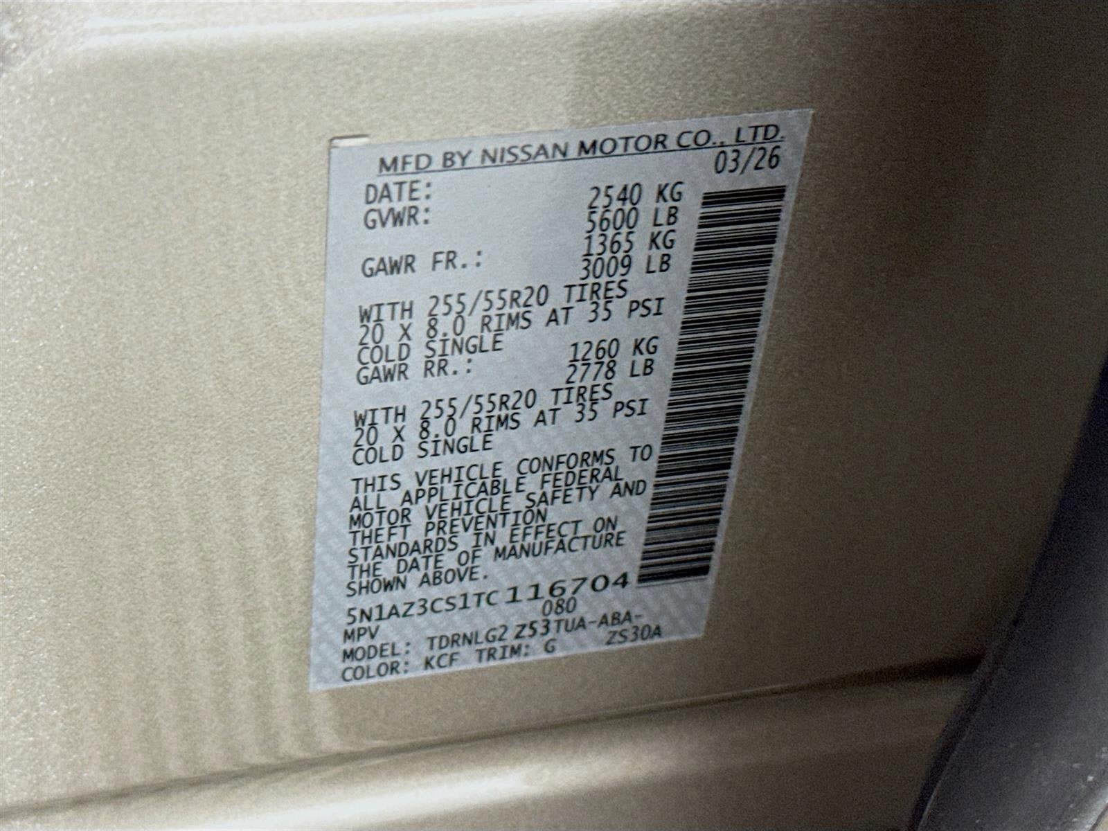 New 2026 Nissan Murano SL AWD/4WD image 33