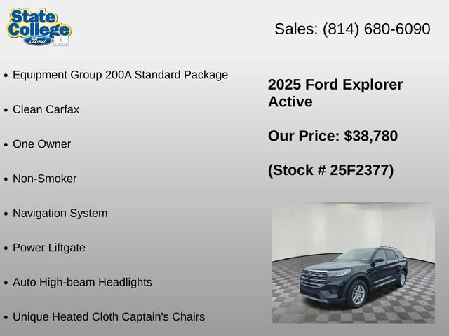 Used 2025 Ford Explorer Active AWD/4WD image 6