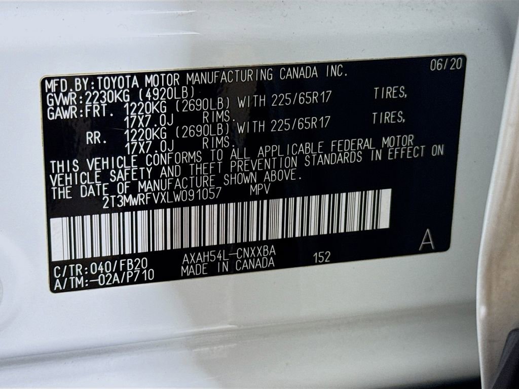 Certified 2020 Toyota RAV4 LE w/ All Weather Liner Package AWD/4WD image 30