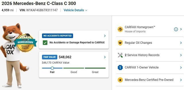 Certified 2026 Mercedes-Benz C 300 Sedan image 3