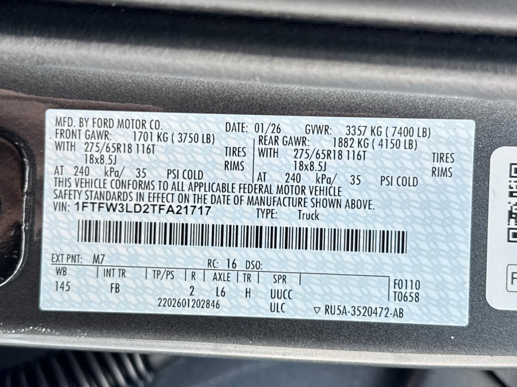 New 2026 Ford F150 XLT w/ Equipment Group 302A MID image 29