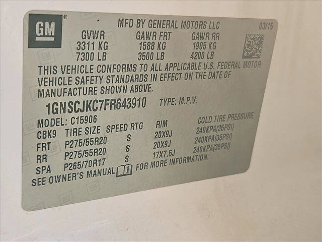 Used 2015 Chevrolet Suburban LT RWD image 28
