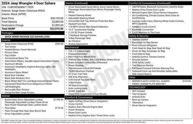 Used 2024 Jeep Wrangler Sahara image 4