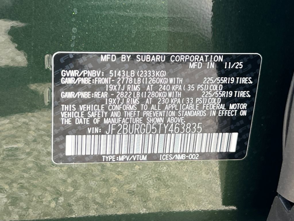 New 2026 Subaru Outback Limited XT image 31