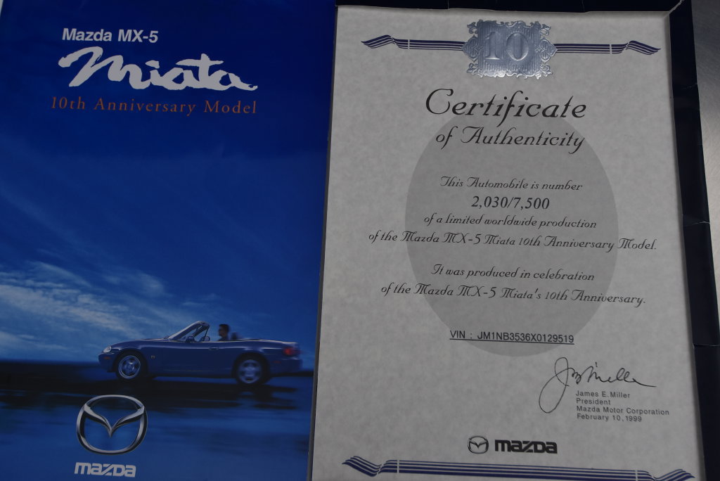 Used 1999 MAZDA MX-5 Miata 10th Anniversary Edition RWD image 47