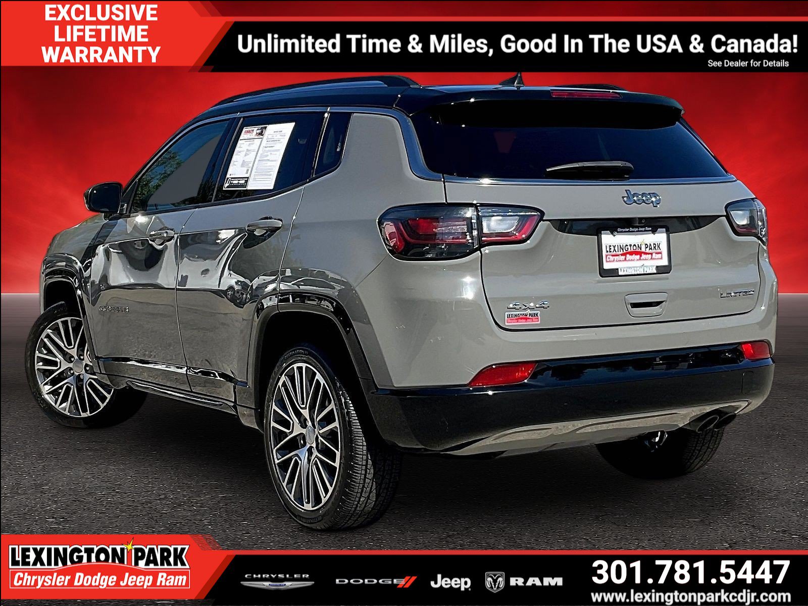Used 2022 Jeep Compass Limited w/ Elite Group AWD/4WD image 4