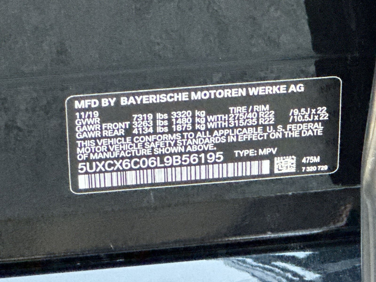Used 2020 BMW X7 M50i w/ Dynamic Handling Package AWD/4WD image 31