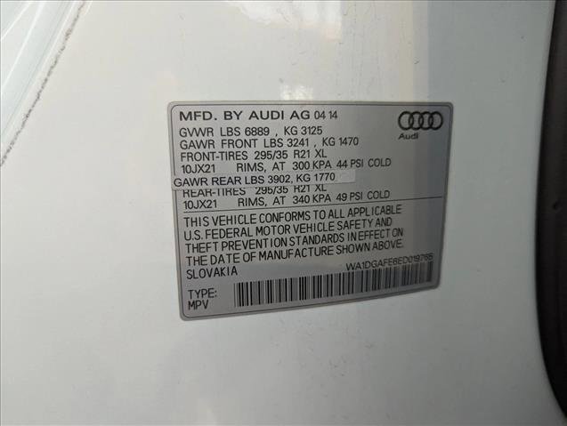 Used 2014 Audi Q7 3.0T S line Prestige w/ S Line Package image 16