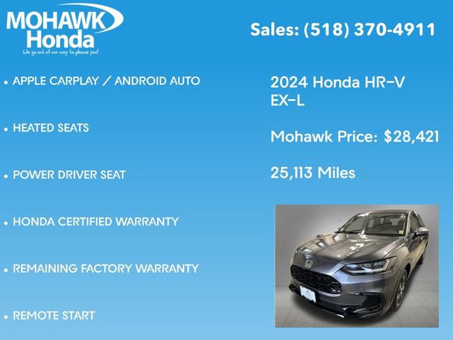 Certified 2024 Honda HR-V EX-L image 16