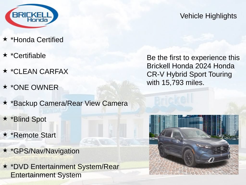 Certified 2024 Honda CR-V Sport Touring image 8