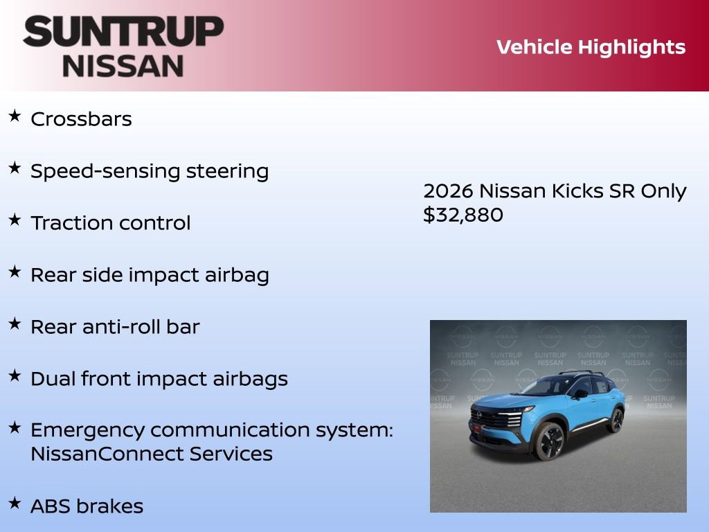 New 2026 Nissan Kicks SR w/ SR Premium Package image 16