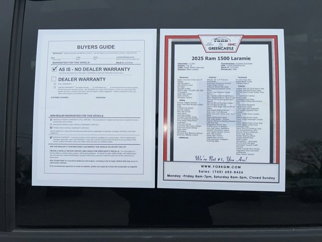 Used 2025 RAM 1500 Laramie w/ Sport Appearance Package image 15