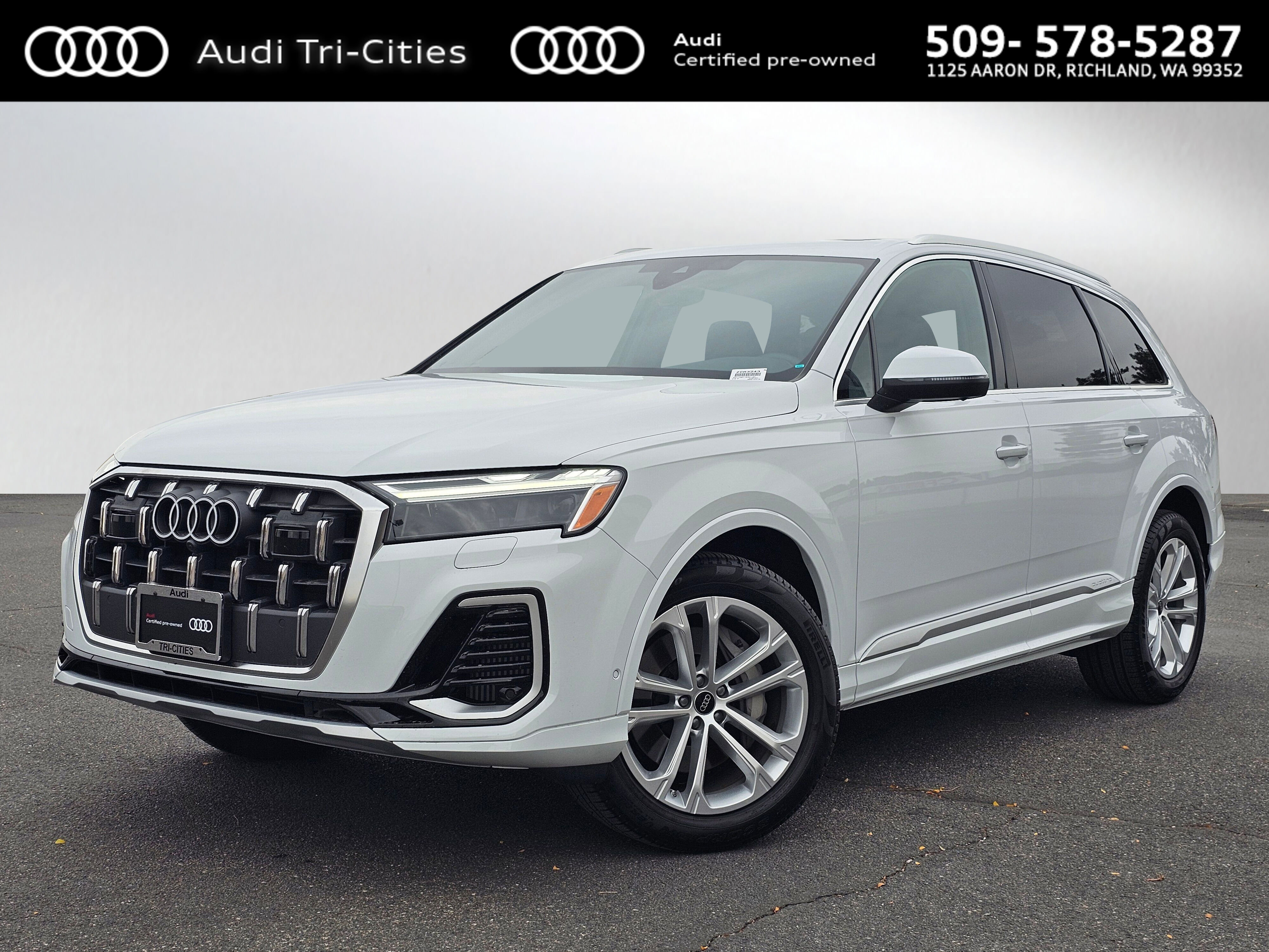 Certified 2025 Audi Q7 3.0T Premium Plus w/ Premium Plus Package