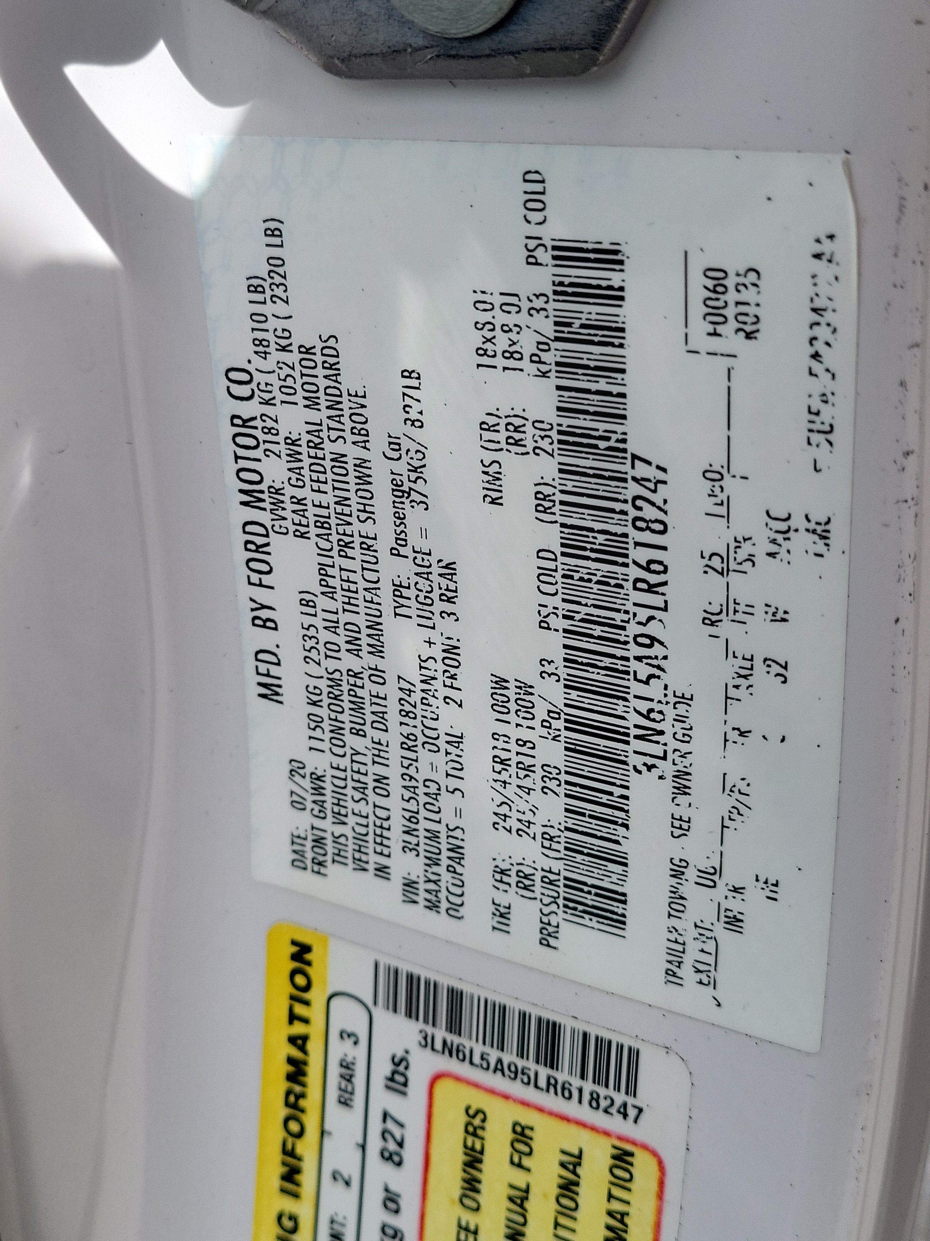Used 2020 Lincoln MKZ FWD image 32