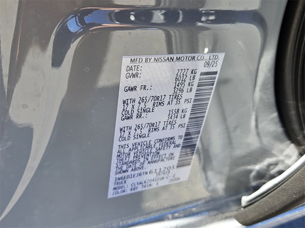 New 2026 Nissan Frontier Pro-X w/ Pro-X Convenience Package image 16