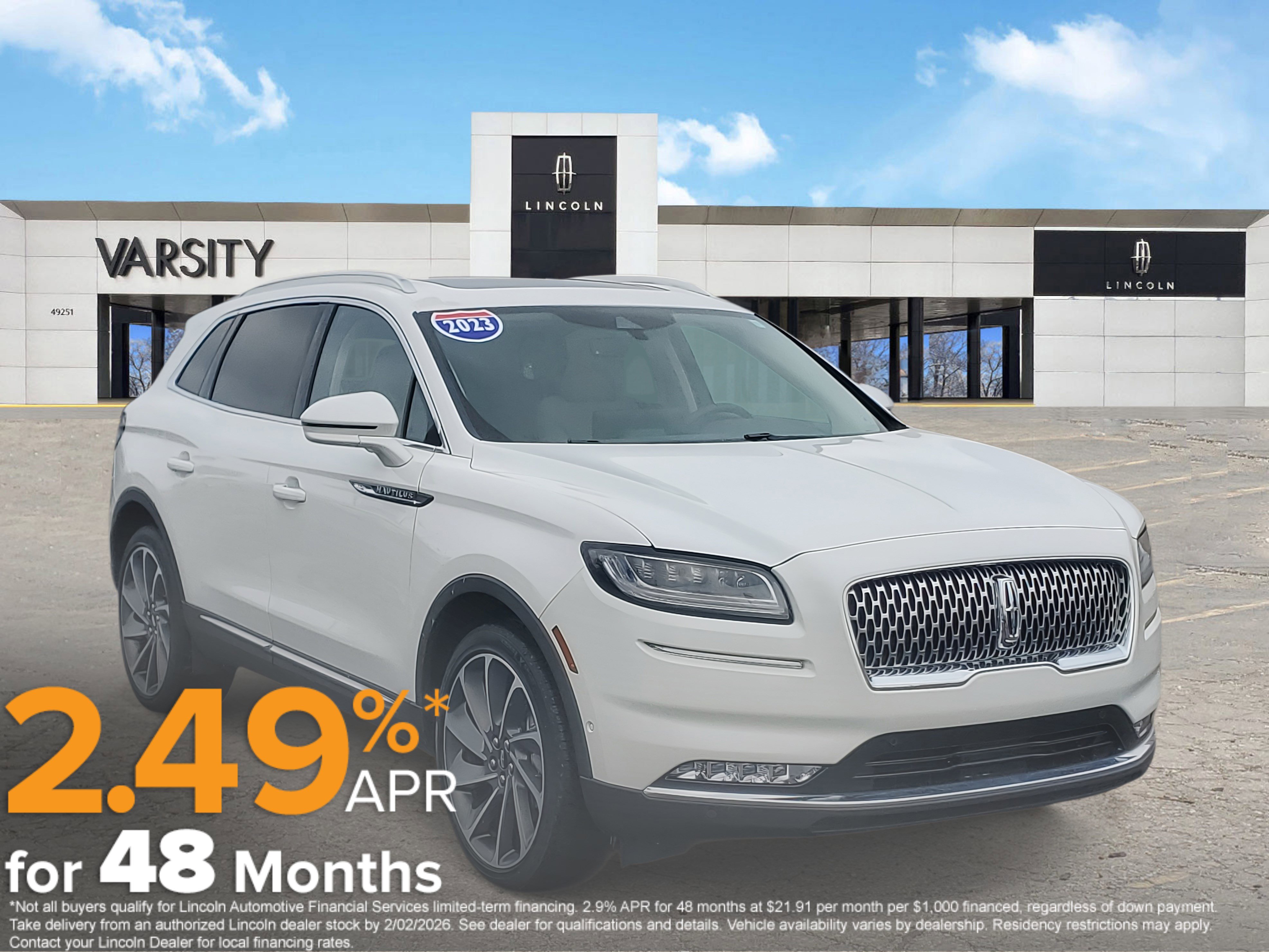 Certified 2023 Lincoln Nautilus Reserve w/ Equipment Group 202A image 1