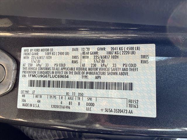 Used 2020 Ford Escape SE AWD/4WD image 27
