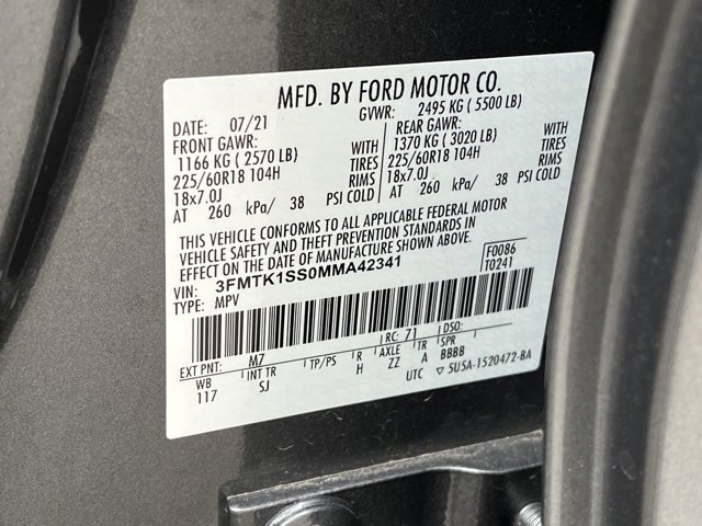 Used 2021 Ford Mustang Mach-E Select w/ Comfort/Technology Package image 20