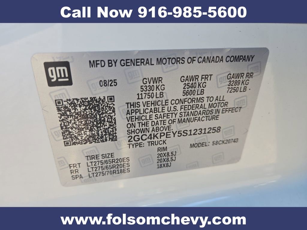 New 2025 Chevrolet Silverado 2500 LTZ w/ LTZ Plus Package image 29