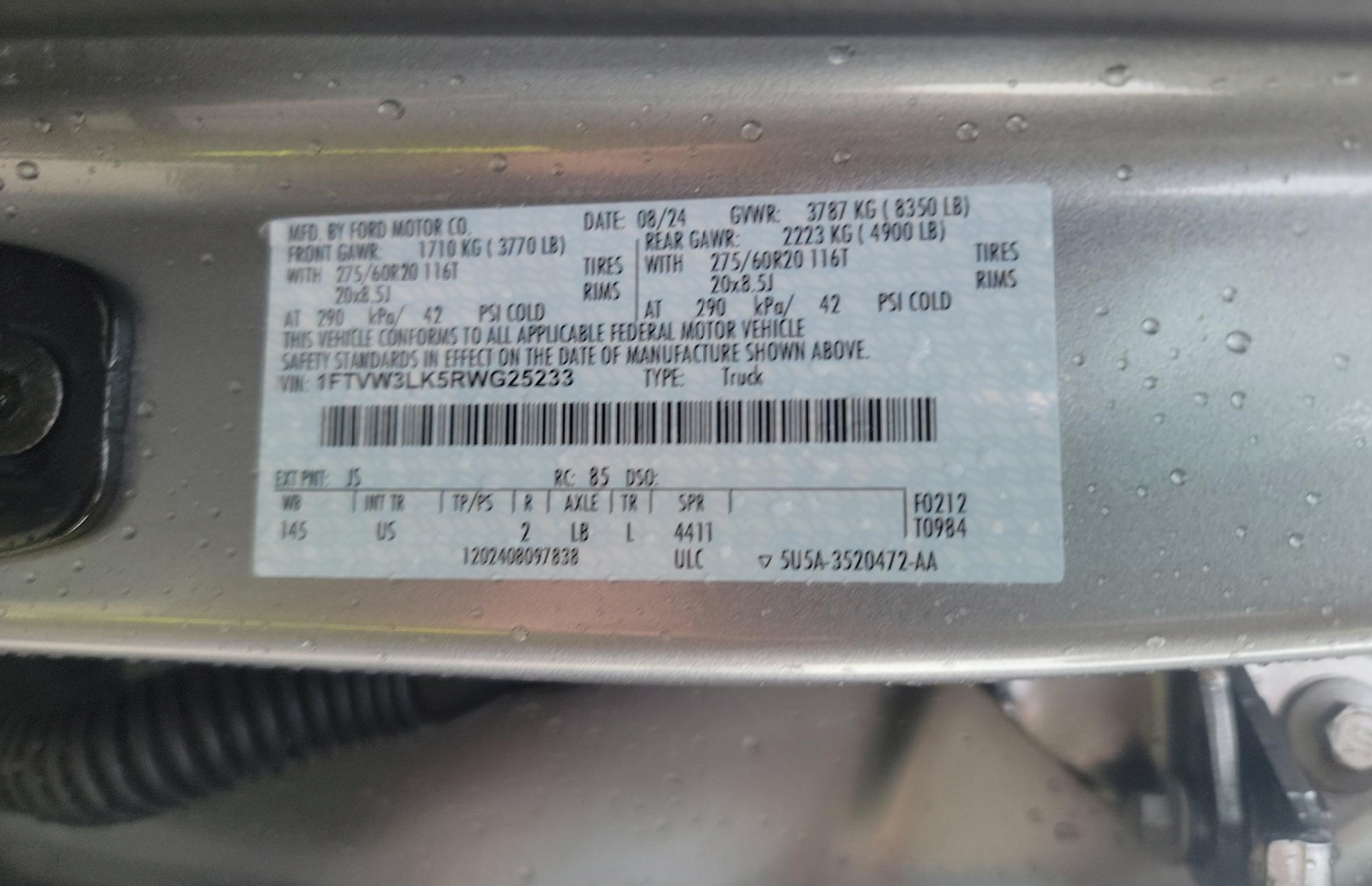 Used 2024 Ford F150 Lightning XLT AWD/4WD image 14