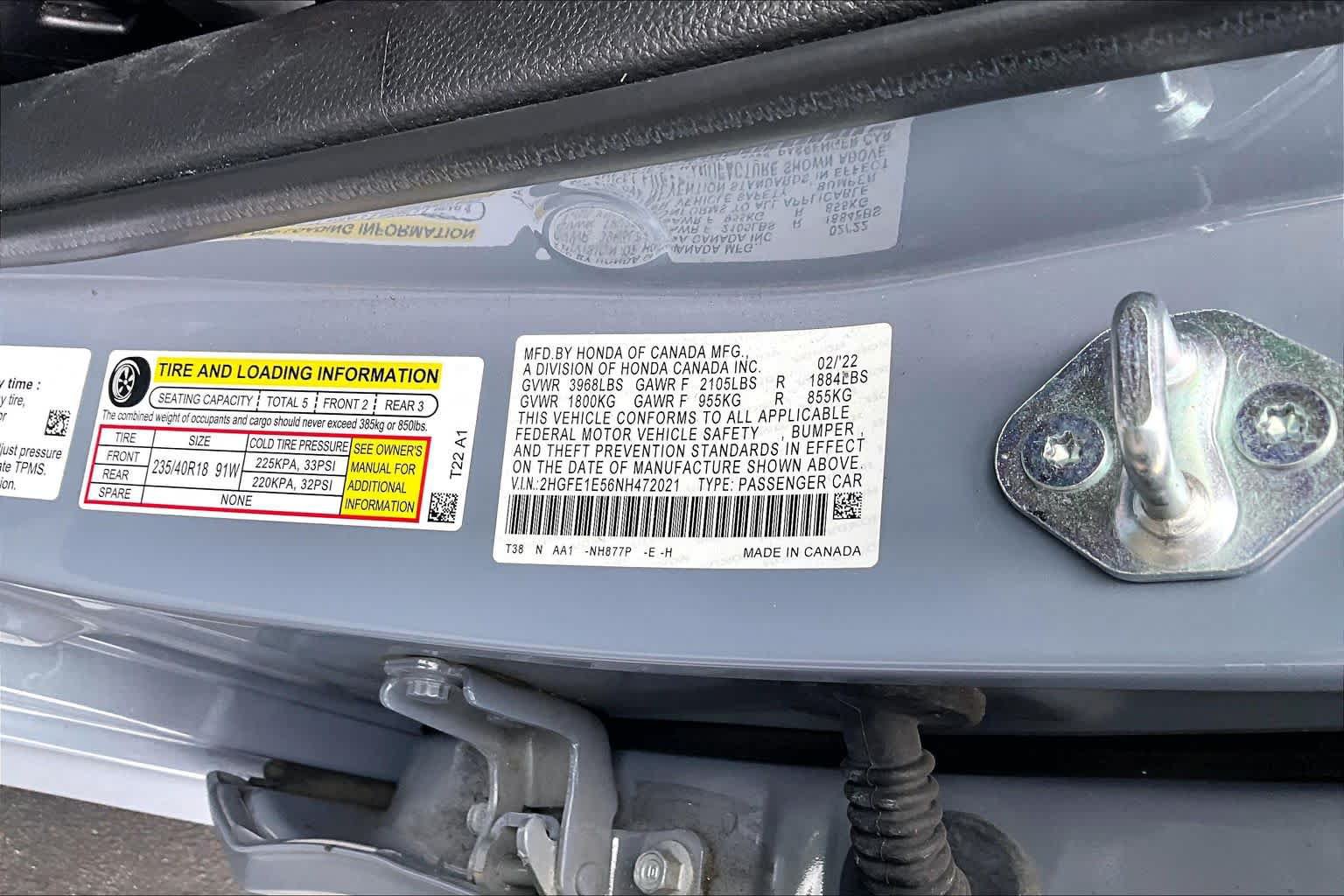 Used 2022 Honda Civic Si image 36