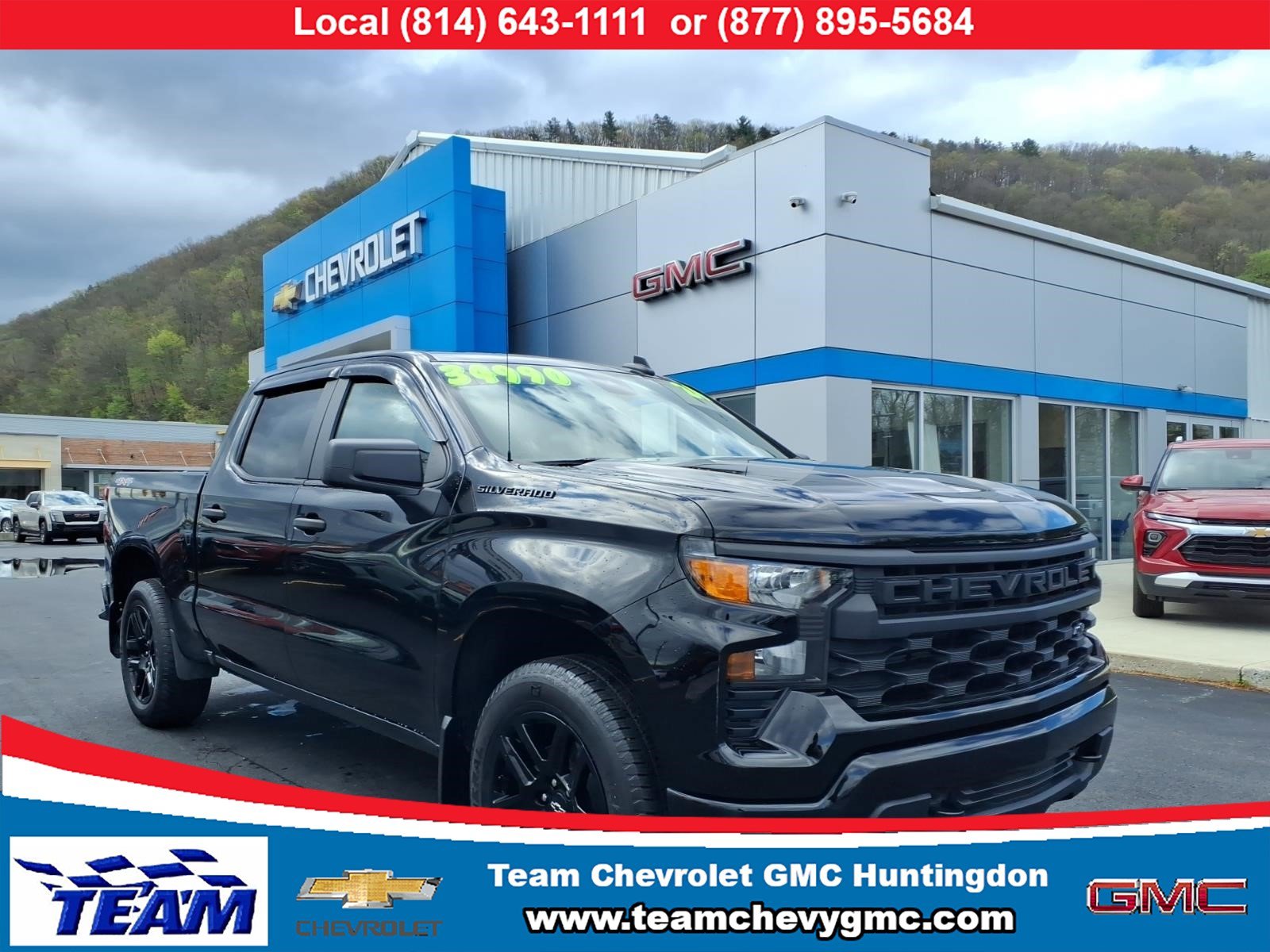 Used 2024 Chevrolet Silverado 1500 Custom w/ LPO, Dark Essentials Package image 1