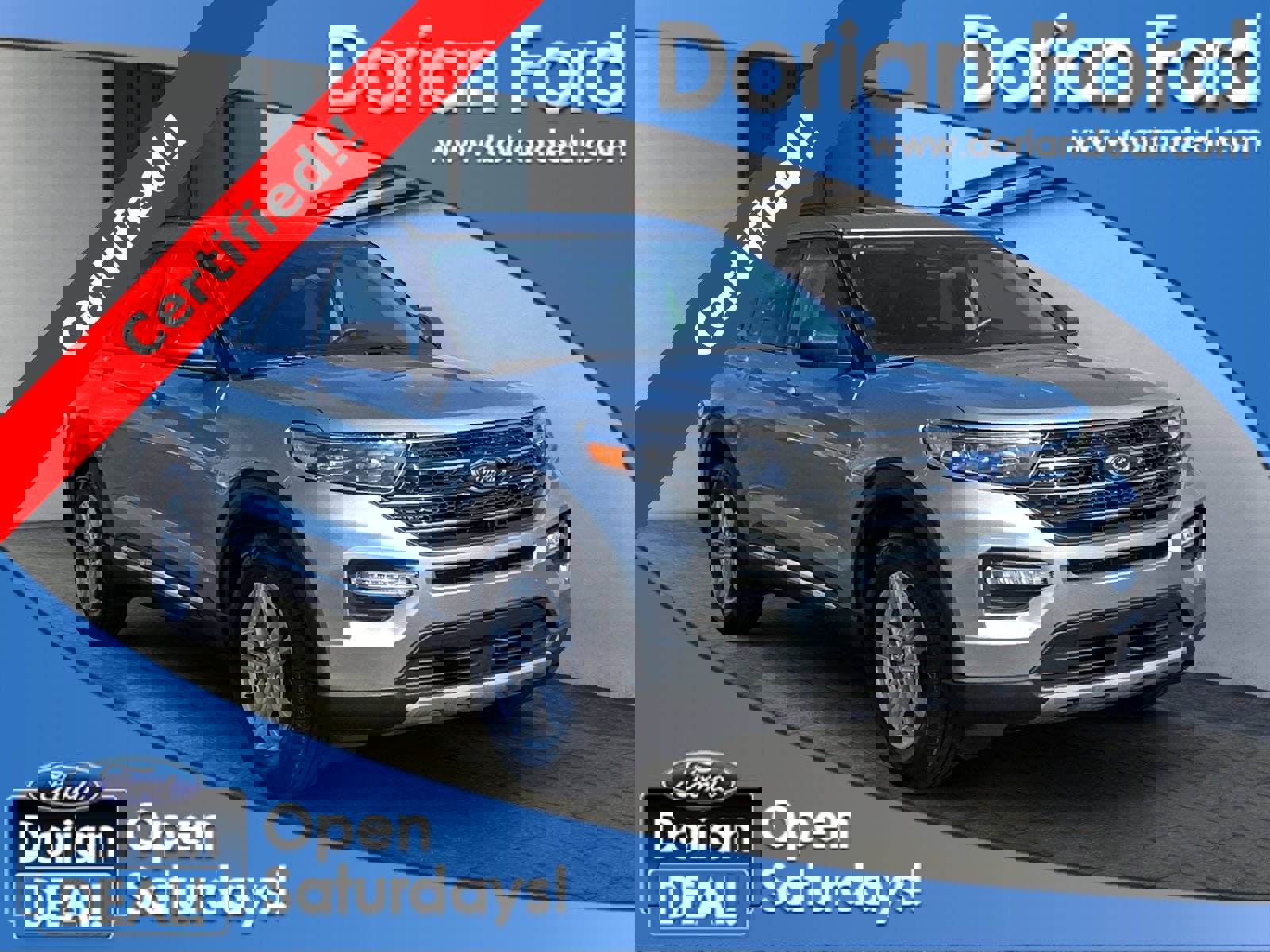 Certified 2023 Ford Explorer XLT w/ Equipment Group 202A