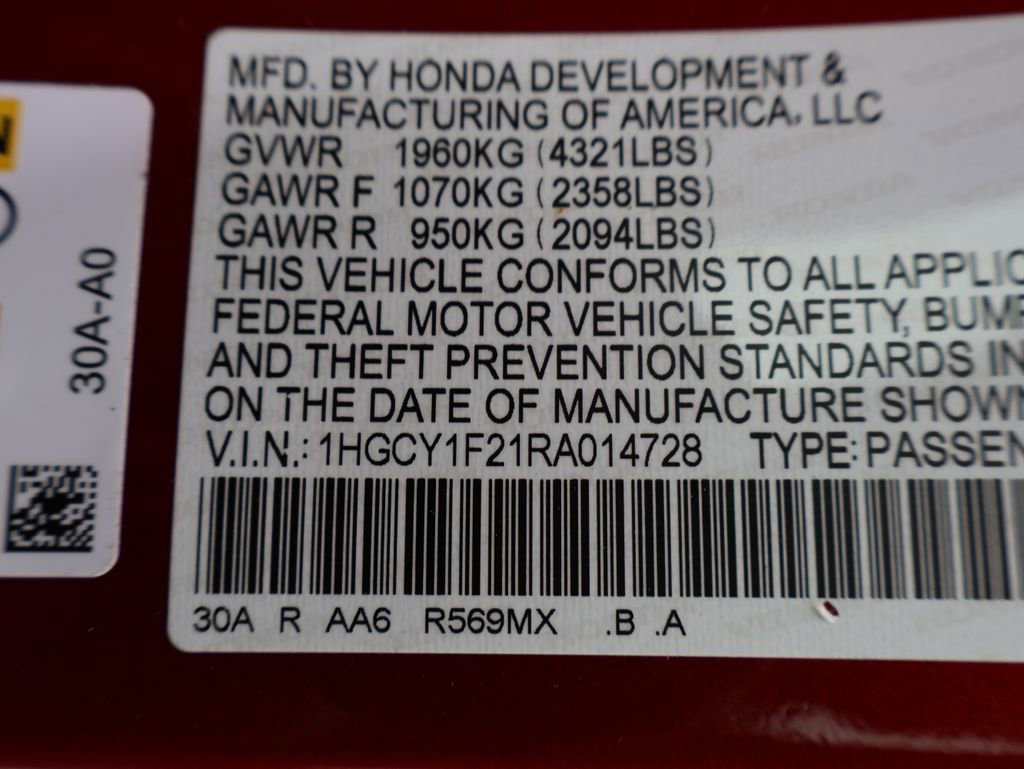Certified 2024 Honda Accord LX image 31