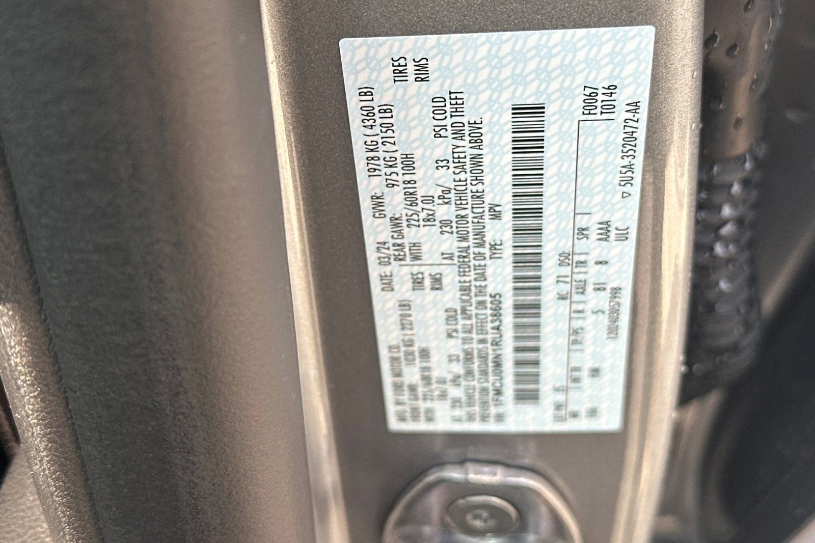 Certified 2024 Ford Escape ST-Line w/ Tech Pack #1 image 29