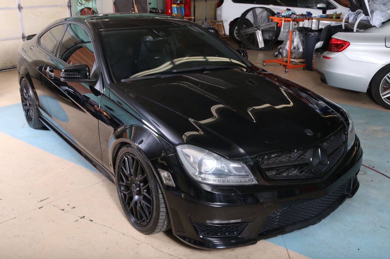 Used 2013 Mercedes-Benz C 63 AMG Coupe w/ Multimedia Pkg image 2
