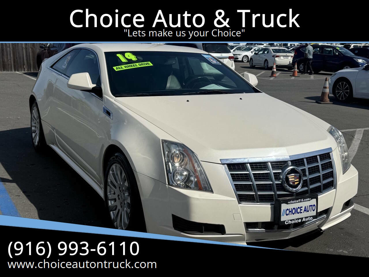 Used 2014 Cadillac CTS AWD Coupe image 1