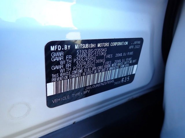 Used 2022 Mitsubishi Outlander SEL Black Edition image 22