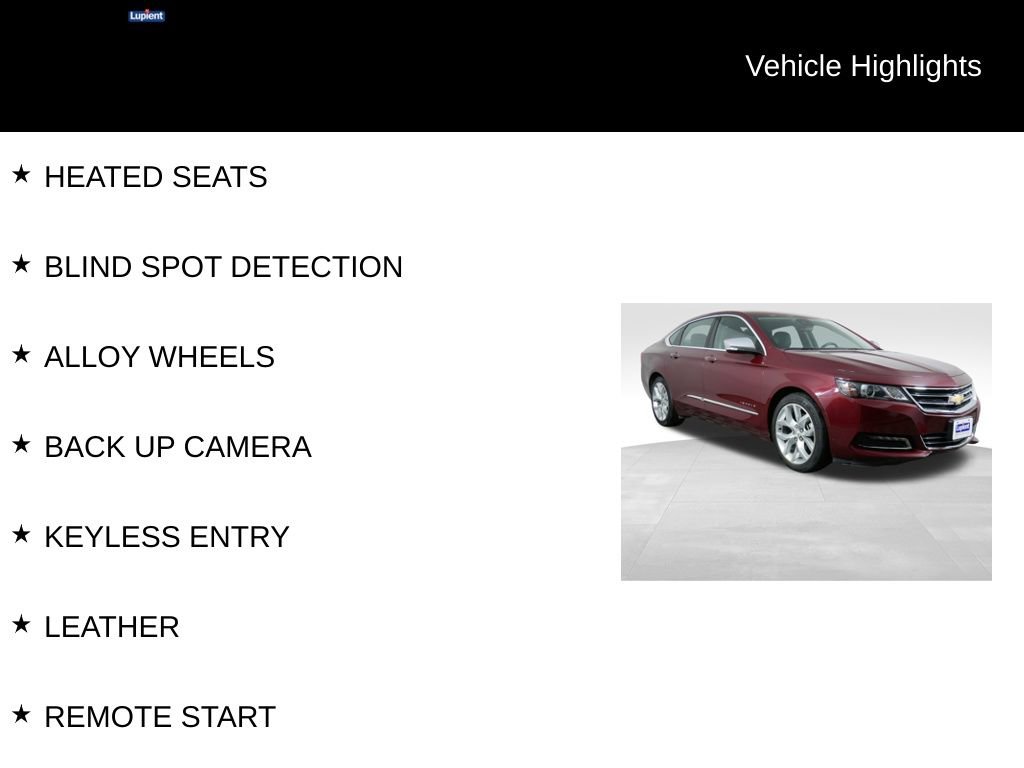 Used 2017 Chevrolet Impala Premier image 5