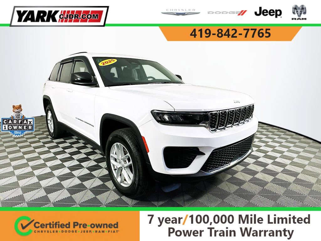 Certified 2025 Jeep Grand Cherokee Laredo X w/ Luxury Tech Group I