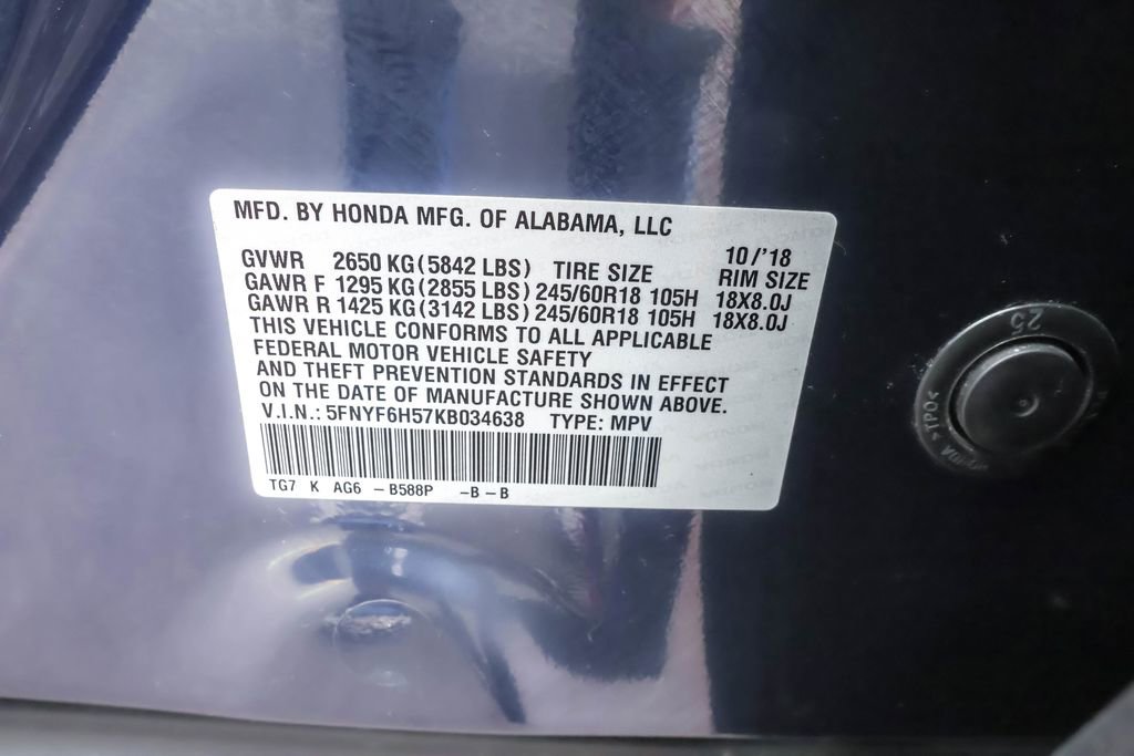 Used 2019 Honda Pilot EX-L image 38