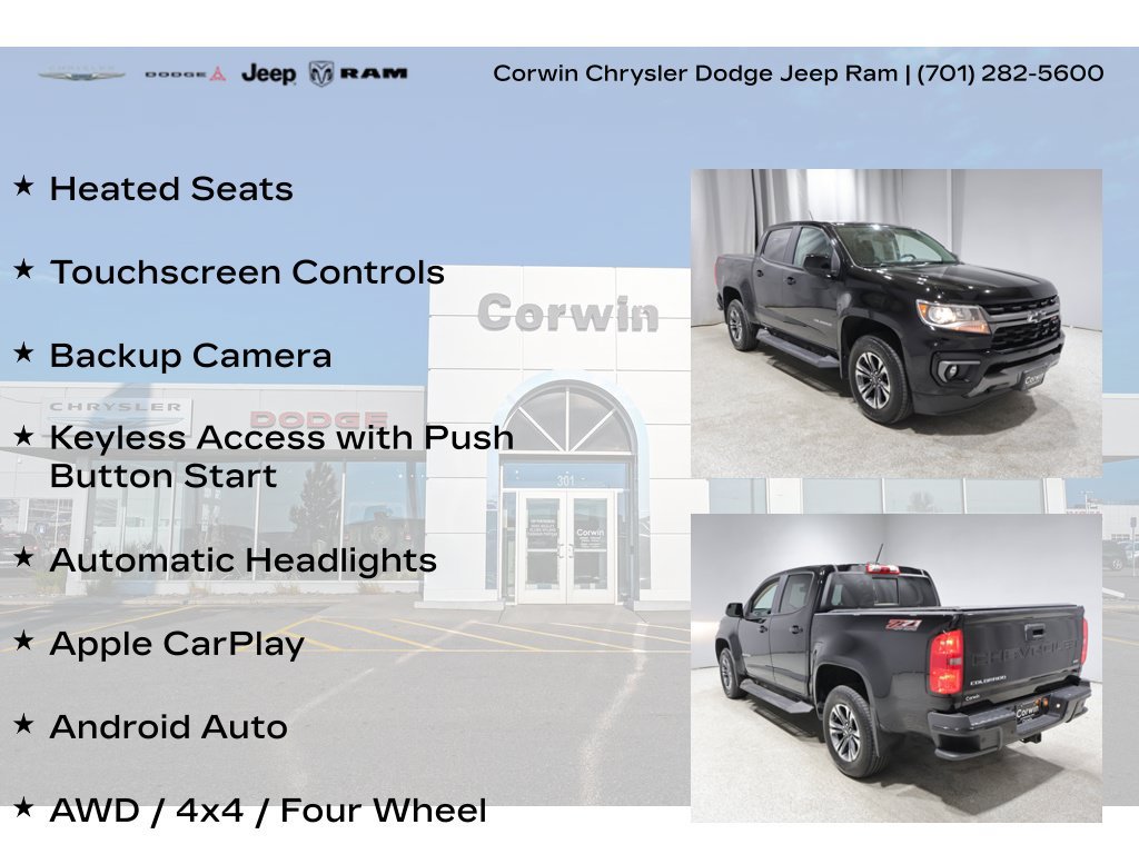 Used 2021 Chevrolet Colorado Z71 w/ Safety Package AWD/4WD image 8