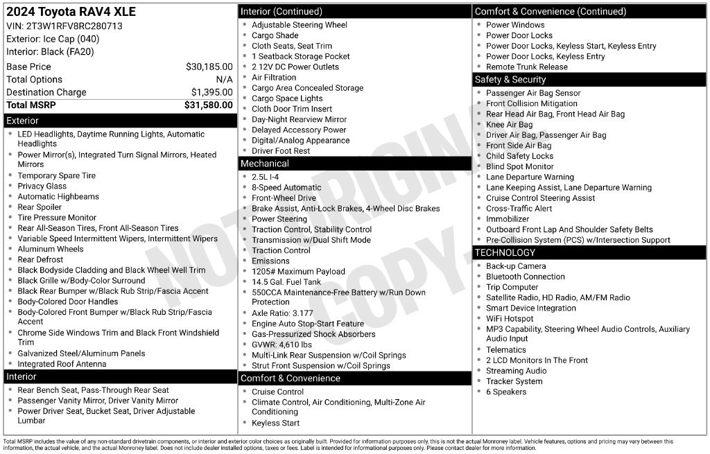 Certified 2024 Toyota RAV4 XLE FWD image 35
